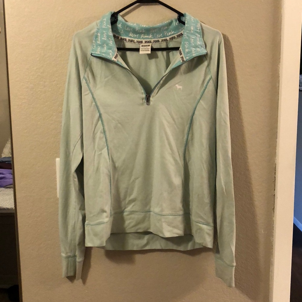 Victoria’s Secret pink half zip